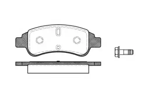 Тормозные колодки дисковые WOKING P9403.30