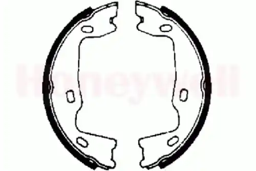 Тормозные колодки барабанные BENDIX 361174B