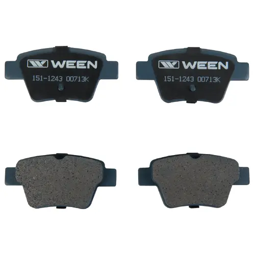 Тормозные колодки дисковые WEEN 151-1243