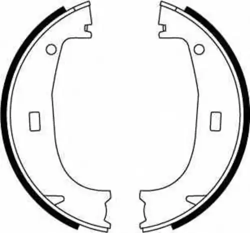 Тормозные колодки барабанные BENDIX 361375B