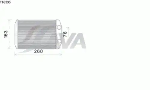 Радиатор печки AVA FT6395