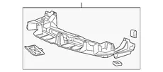DEFLECTOR,RAD AIR LWR(INCLS 9,13) 15246565 BUICK