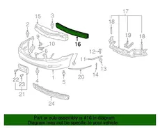 BAR,FRT BPR IMP 15264276 BUICK