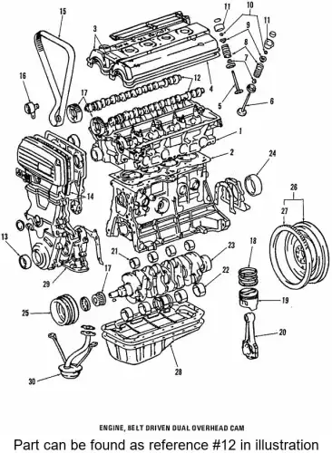 Распредвал TOYOTA / LEXUS 1350288381
