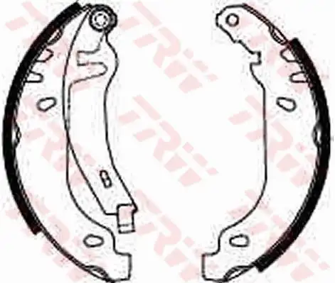 Тормозные колодки барабанные TRW GS8211