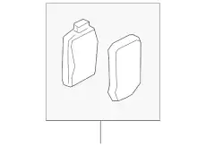 Тормозные колодки дисковые VAG 4M0698451BG