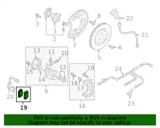 Тормозные колодки дисковые VAG 4M0698451BG
