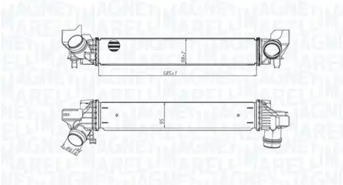 Интеркулер MAGNETI MARELLI 351319205450