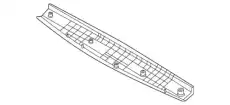 ВНУТРЕННЯЯ ПАНЕЛЬ БАГАЖНОЙ ДВЕРИ 81720R0000OFB MOBIS