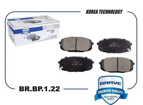 Тормозные колодки дисковые BRAVE BR.BP.1.22