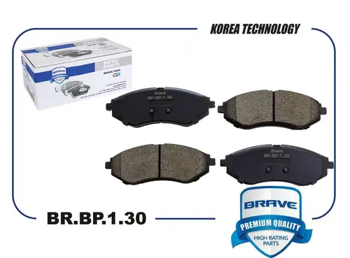 Тормозные колодки дисковые BRAVE BR.BP.1.30