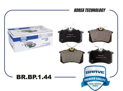Тормозные колодки дисковые BRAVE BR.BP.1.44