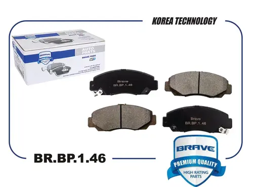 Тормозные колодки дисковые BRAVE BR.BP.1.46