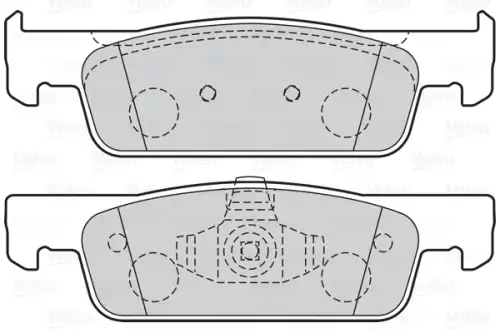 Тормозные колодки дисковые VALEO 670345