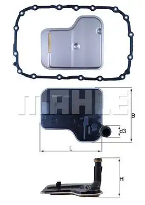 Фильтр АКПП MAHLE HX 240D