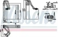 Испаритель, кондиционер 92354 NISSENS