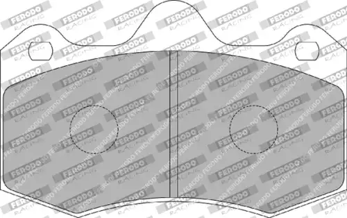 Тормозные колодки дисковые FERODO FRP3083R