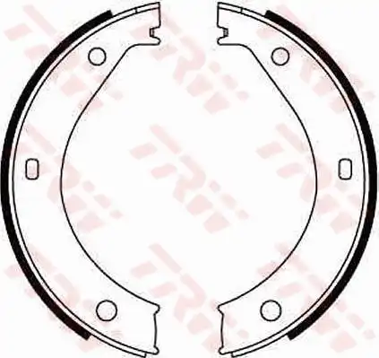 Тормозные колодки барабанные TRW GS8217