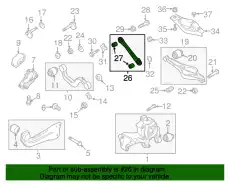 Рычаг подвески VAG 1K0501529J