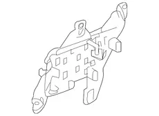 BRACKET,COMMUNICATION INTERFACE MDL(INCLS MOUNTING SCREWS, NOT SERVICED SEPARATE) 20756021 BUICK