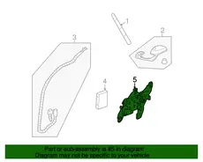 BRACKET,COMMUNICATION INTERFACE MDL(INCLS MOUNTING SCREWS, NOT SERVICED SEPARATE) 20756021 BUICK
