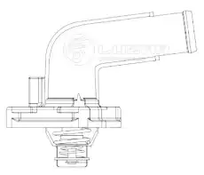 Термостат системы охлаждения LUZAR LT 1409