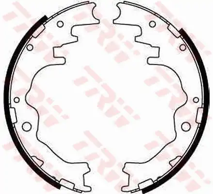 Тормозные колодки барабанные TRW GS8550