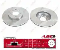 Тормозной диск ABE C3W033ABE