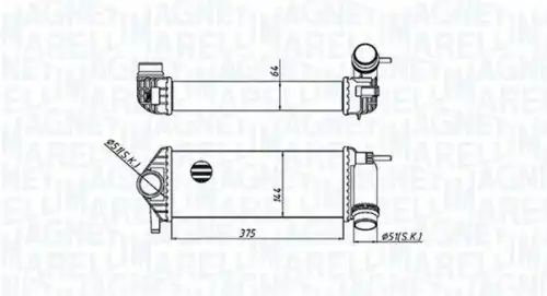 Интеркулер MAGNETI MARELLI 351319205510