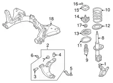 ГАЙКА М6 J00134034A MAZDA
