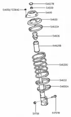 5461028000 HYUNDAI/KIA ЧАШКА ПЕРЕДНЕГО А
