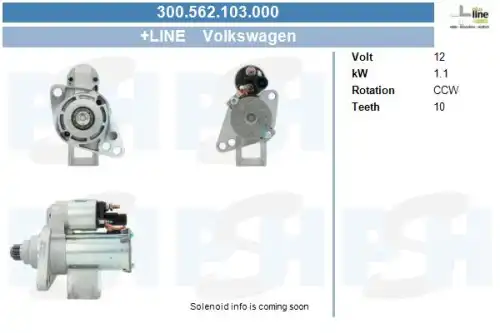 Стартер CV PSH 300.562.103.000