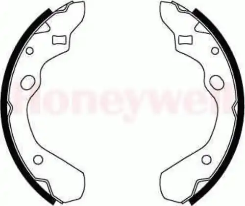 Тормозные колодки барабанные BENDIX 362239B