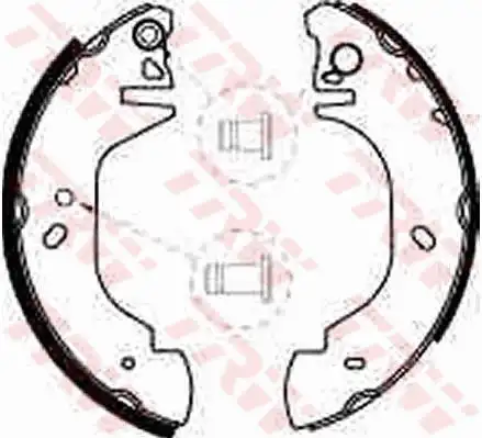 Тормозные колодки барабанные TRW GS8539