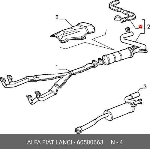 ОГРАЖДЕНИЕ 60580663 ALFA ROMEO