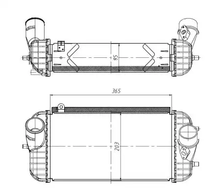 Интеркулер NRF 309066