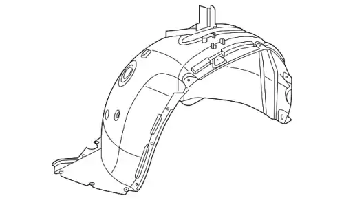Подкрылок VAG 3CN805911D