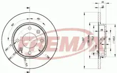 Тормозной диск FREMAX BD-4689 передняя ось