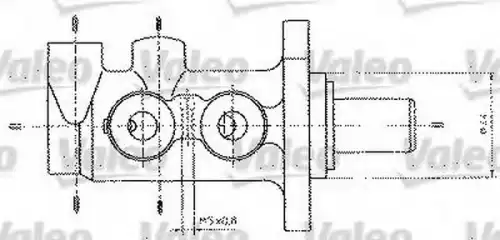 Тормозной цилиндр 402321 VALEO