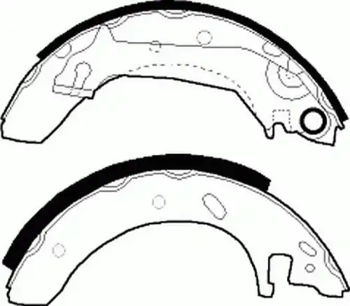 Тормозные колодки барабанные FERODO FSB421