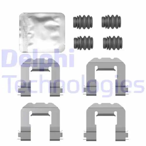 Комплектующие, колодки дискового тормоза LX0775 DELPHI