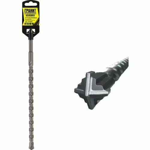 БУР SDS-PLUS ГРАНИТ Quadro-X 14,0х310/250 414310