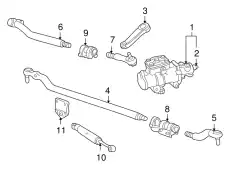 Рулевой наконечник MOTORCRAFT AC3Z3304N