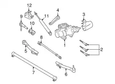Рулевой наконечник MOTORCRAFT AC3Z3304B