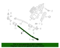 Рулевой наконечник MOTORCRAFT 8C2Z3304D