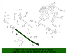 Рулевой наконечник MOTORCRAFT 8C2Z3304C