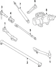 Рулевой наконечник MOTORCRAFT BC3Z3304A