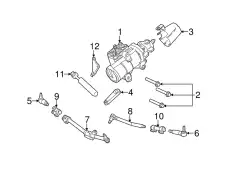Рулевой наконечник MOTORCRAFT AC3Z3A131AA