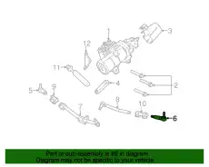 Рулевой наконечник MOTORCRAFT AC3Z3A131AA