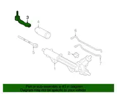 Рулевой наконечник MOTORCRAFT 3W4Z3A130AA